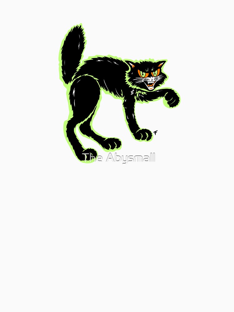 Vintage Halloween Black Cat by The Abysmall T-Shirts, Hoodie, Sweatshirt | BlankRebels.com (Image 3)