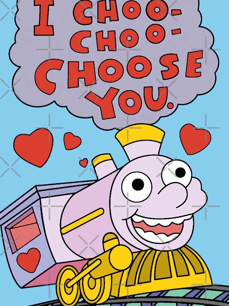 I Choo Choo Choose You   | The Simpsons Inspired | @HeckinFarOut by Two Otters Co T-Shirts, Hoodie, Sweatshirt (Image 3)