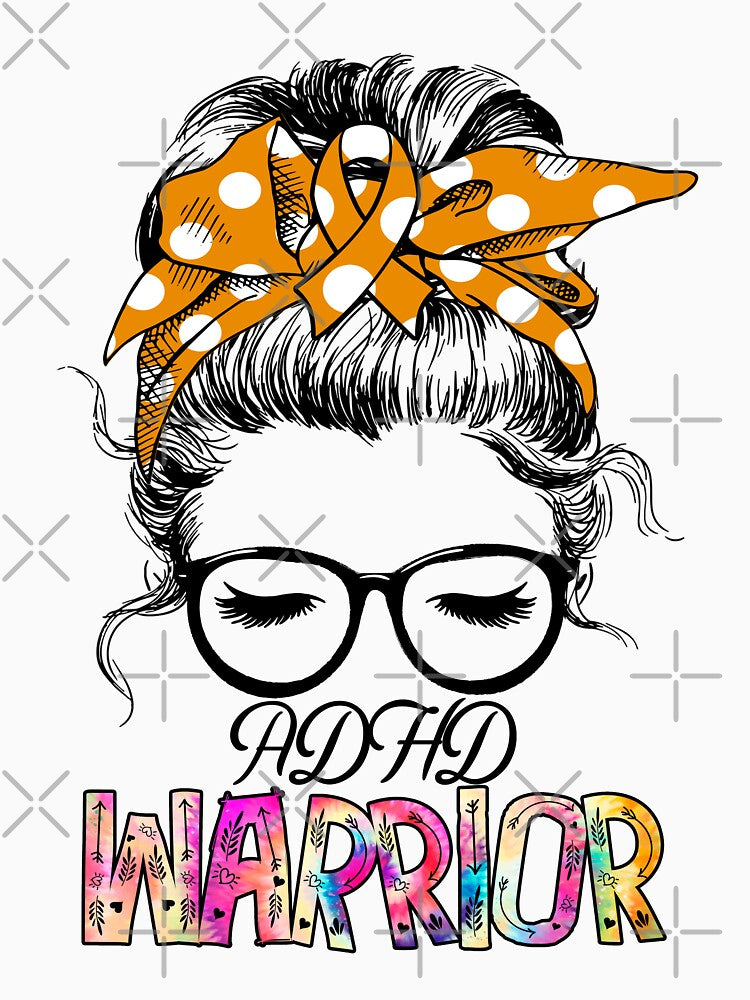 ADHD Awareness - ADHD Warrior - Support ADHD Gifts by Aaron309 T-Shirts, Hoodie, Sweatshirt | BlankRebels.com (Image 3)