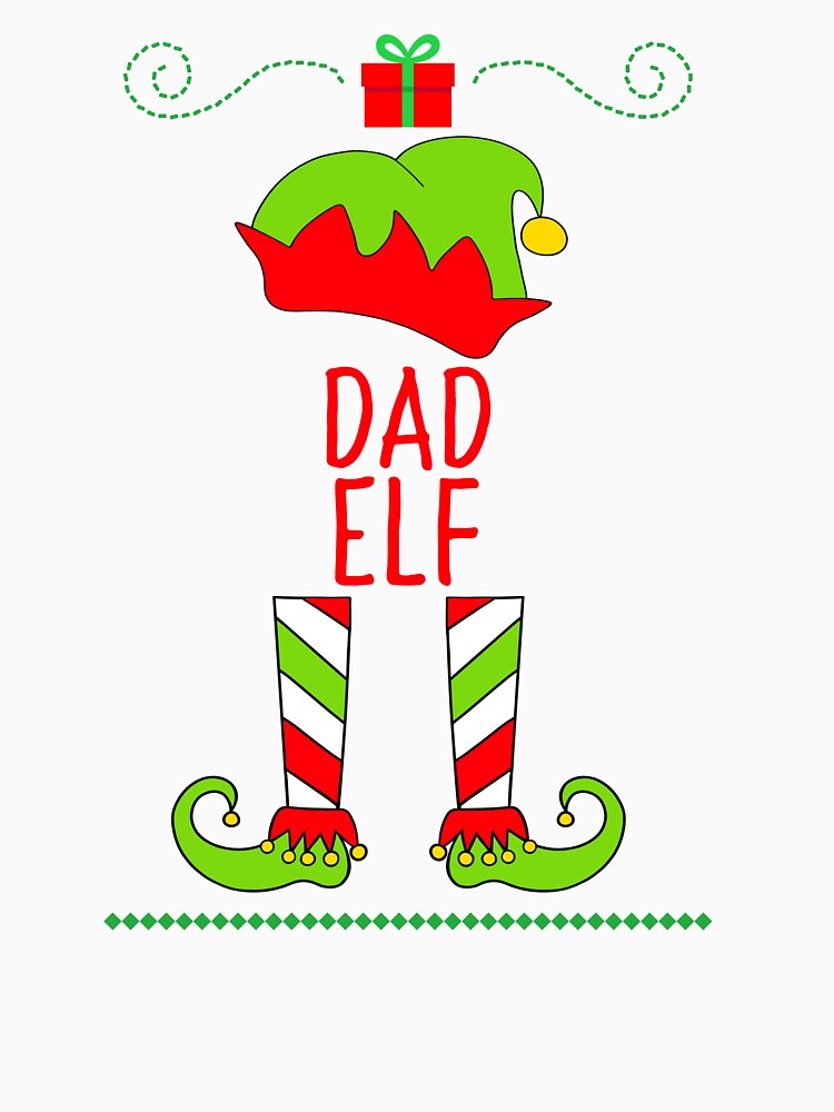 Elf Matching Dad by Sartoris Art T-Shirts, Hoodie, Sweatshirt | BlankRebels.com (Image 3)