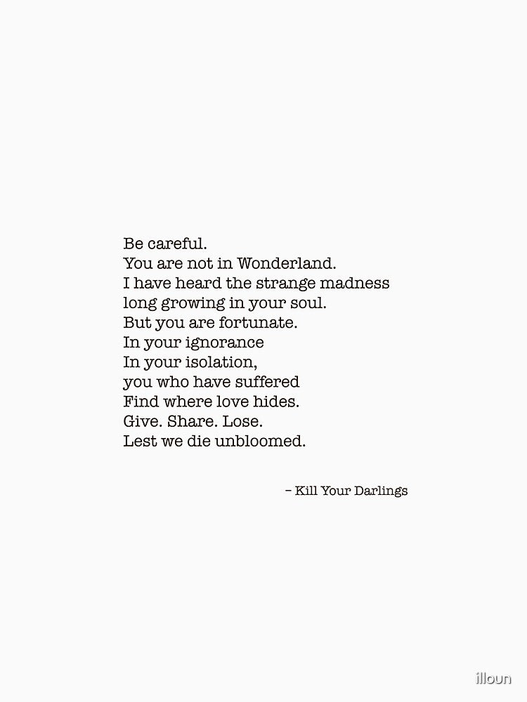 Kill Your Darlings by illoun T-Shirts, Hoodie, Sweatshirt | BlankRebels.com (Image 3)