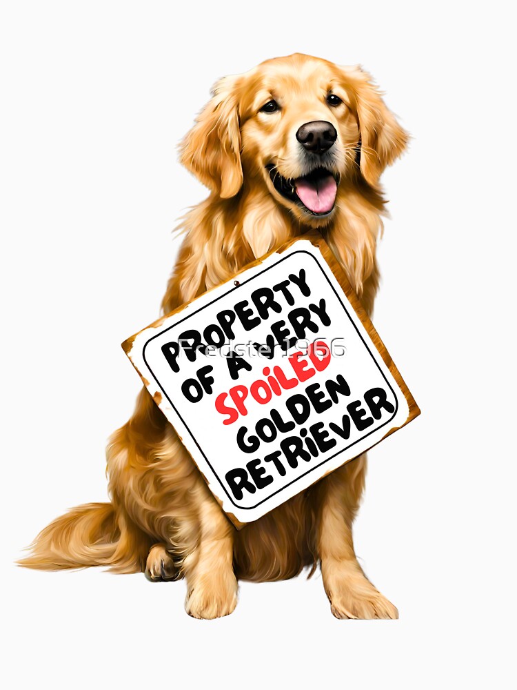 Property of a Spoiled Golden Retriever by Fredster1966 T-Shirts, Hoodie, Sweatshirt | BlankRebels.com (Image 3)