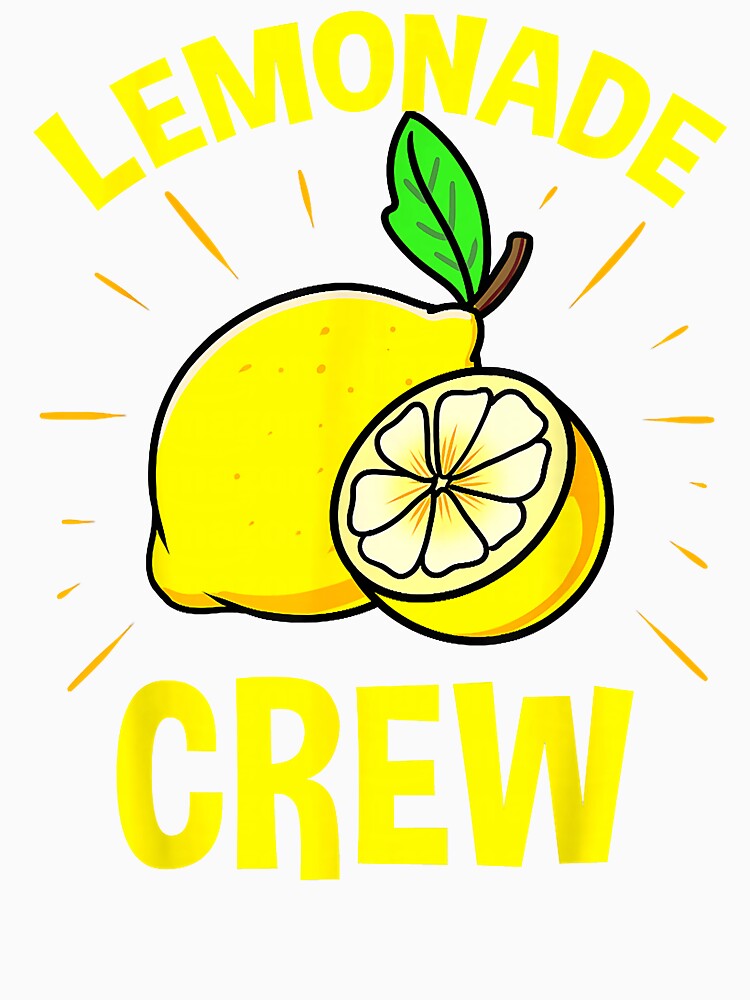 Lemonade Crew Lemon Lover Gift T Shirt Small by bobeothuenha