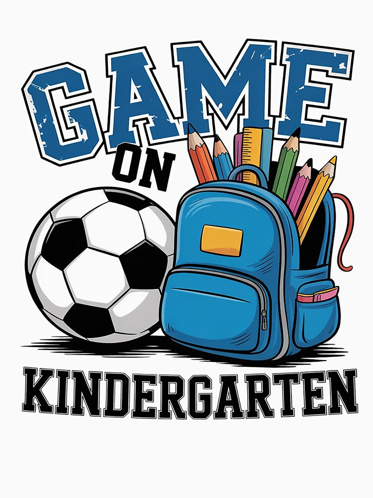Games On Kindergarten Soccer Lover First Day Of School by SIGORDESIGN