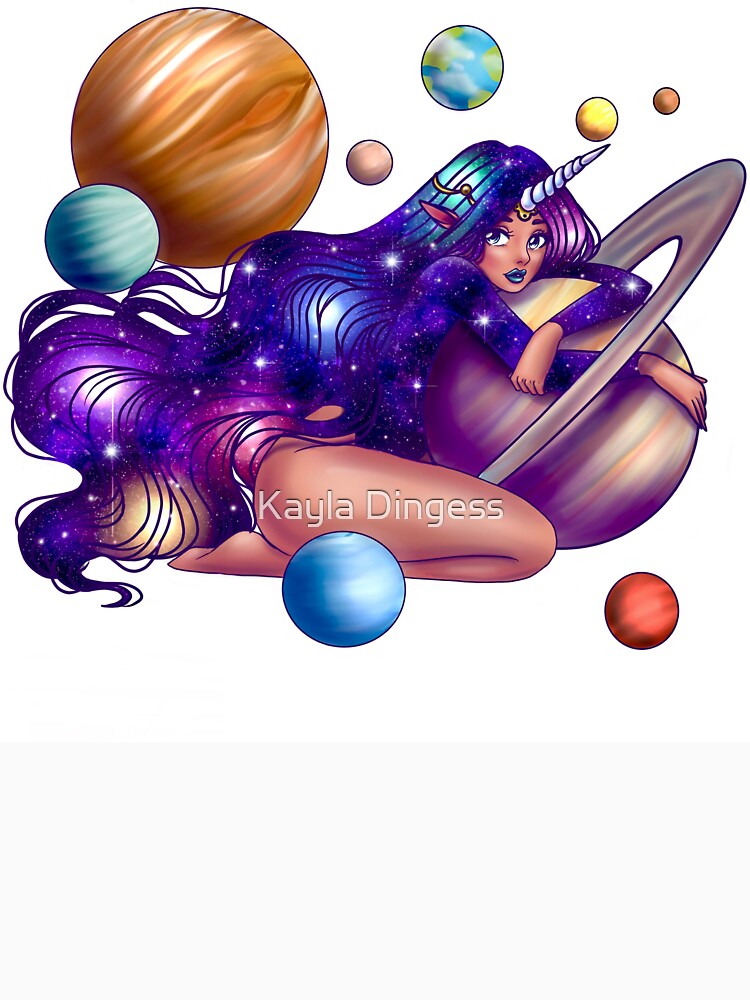 Galaxy Unicorn by Kayla Dingess T-Shirts, Hoodie, Sweatshirt | BlankRebels.com (Image 3)