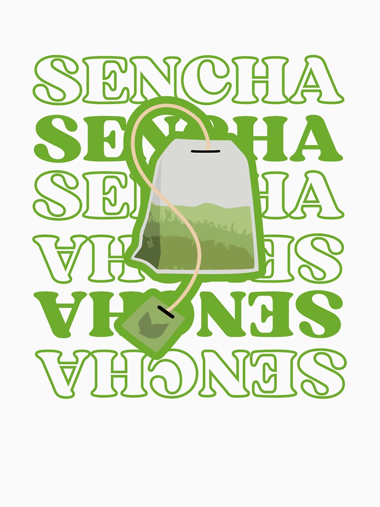 Sencha Green Tea Bag Aesthetic by NoodleDoodleCo T-Shirts, Hoodie, Sweatshirt | BlankRebels.com (Image 3)