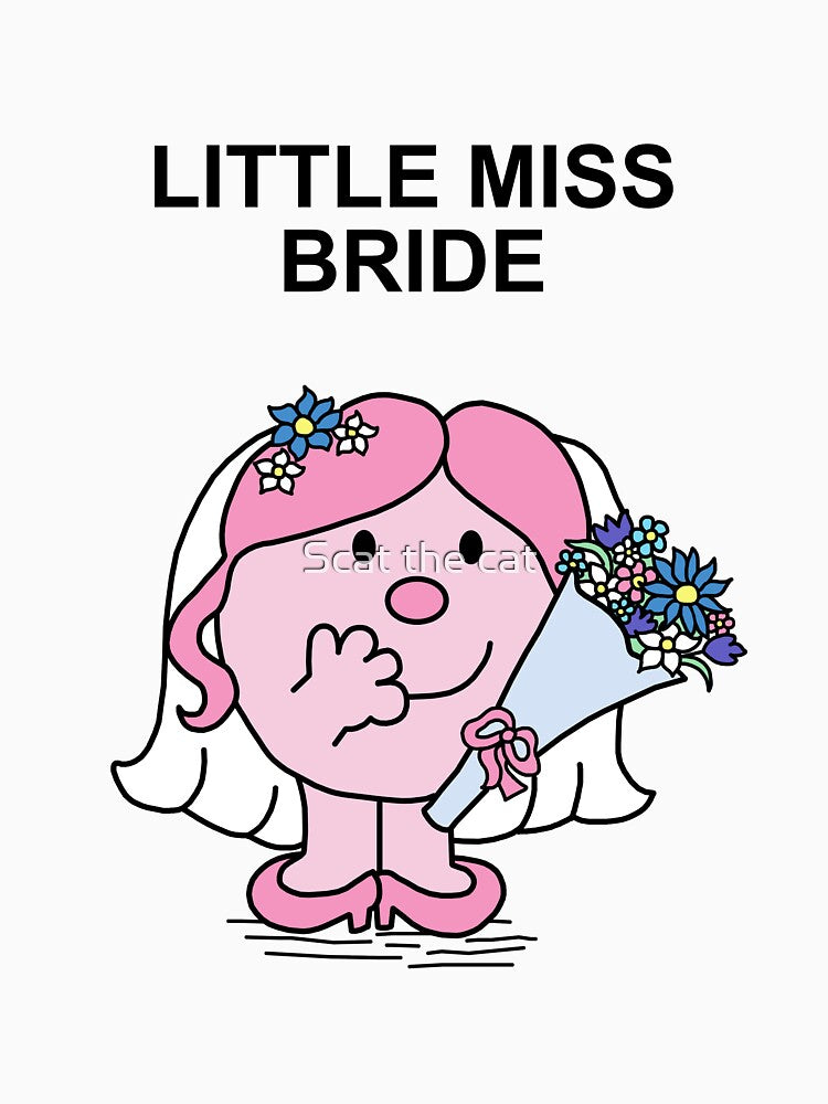 Little Miss Bride by Scat the cat T-Shirts, Hoodie, Sweatshirt | BlankRebels.com (Image 3)