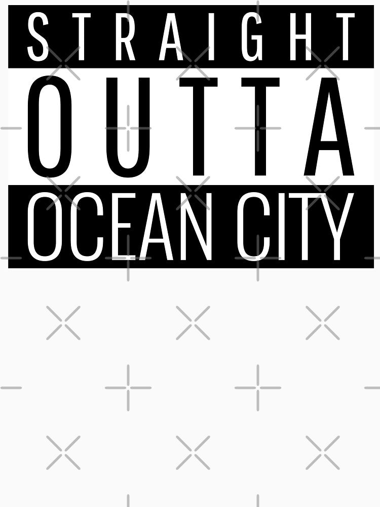 Straight Outta Ocean City New Jersey by Teelogic T-Shirts, Hoodie, Sweatshirt | BlankRebels.com (Image 3)