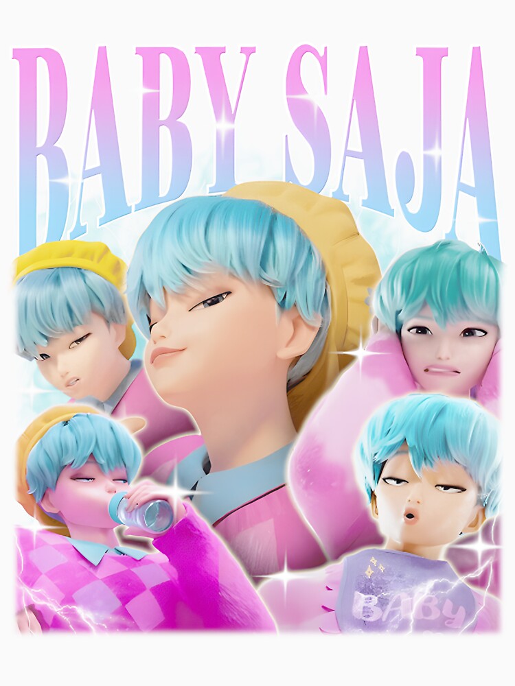 Baby Saja Retro 90S Vibe Art | Limited Edition by SylviaWilliam T-Shirts, Hoodie, Sweatshirt | BlankRebels.com (Image 3)