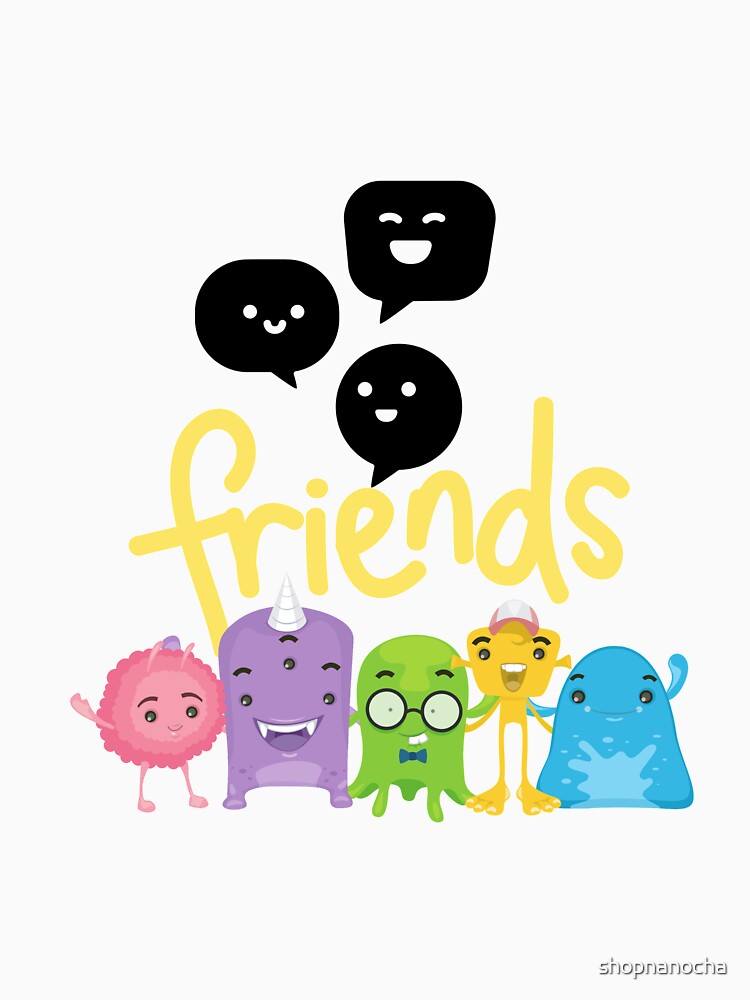 Friends t-shirt. by shopnanocha Hoodie, Sweatshirt | BlankRebels.com (Image 3)