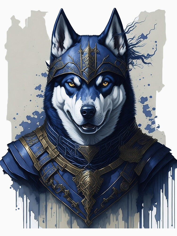 Husky Warrior Indie T-Shirt by B2-Soul-of-Art