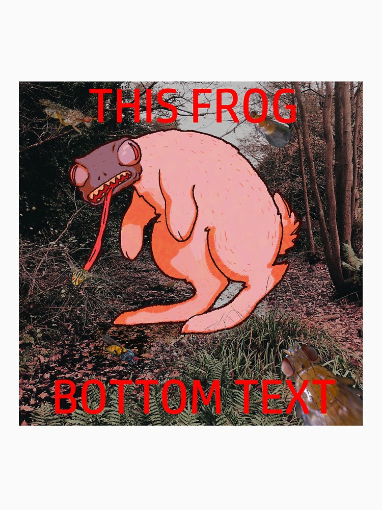 Frog Meme Sticker by rainesin-h T-Shirts, Hoodie, Sweatshirt | BlankRebels.com (Image 3)
