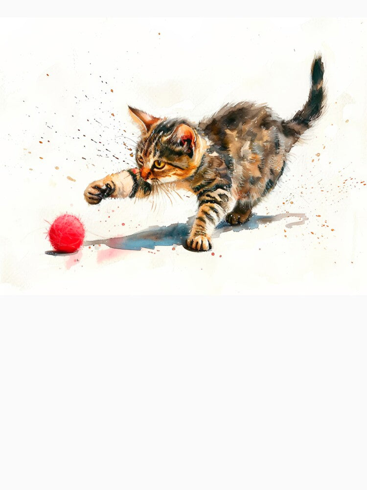 Cat Playing with cotton Ball by EricDesignStore T-Shirts, Hoodie, Sweatshirt | BlankRebels.com (Image 2)
