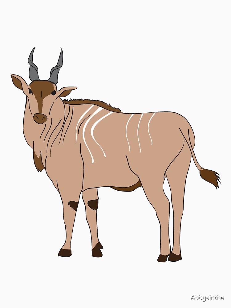 Antelopes of Africa - Common Eland by Abbysinthe T-Shirts, Hoodie, Sweatshirt | BlankRebels.com (Image 3)