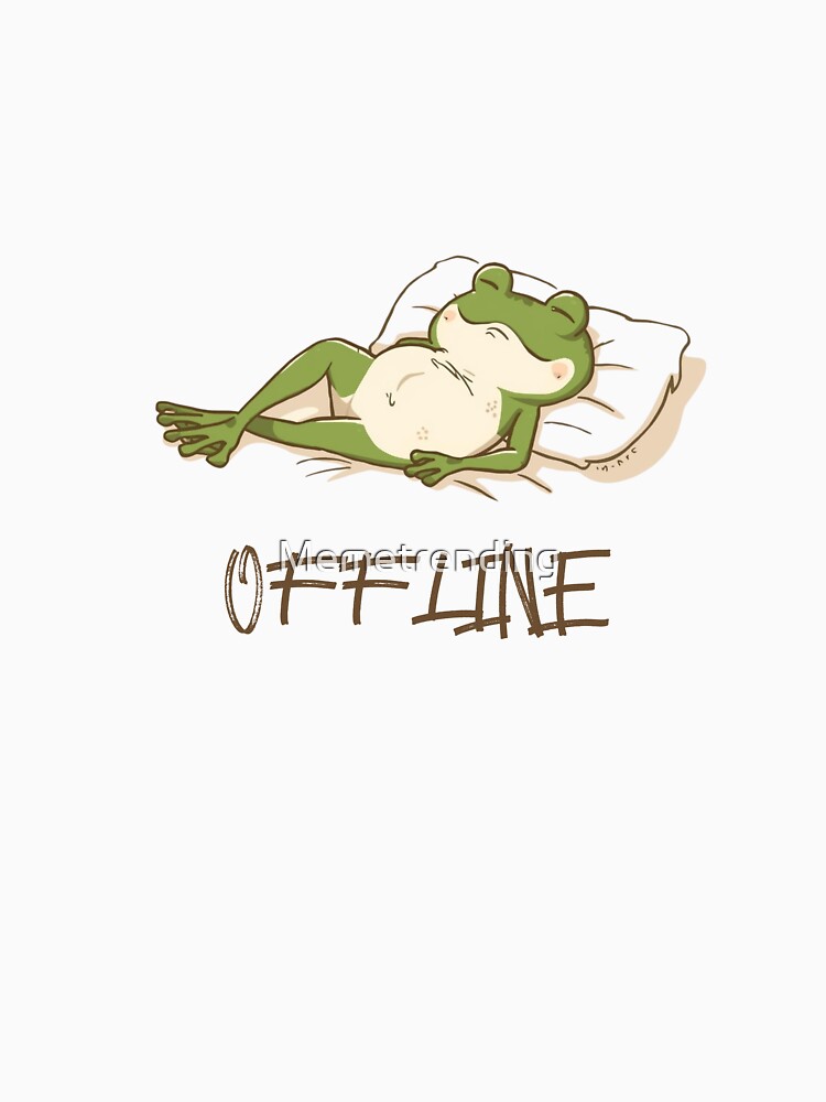 Offline Mode Funny Frog Meme T-Shirts, Hoodie, Sweatshirt