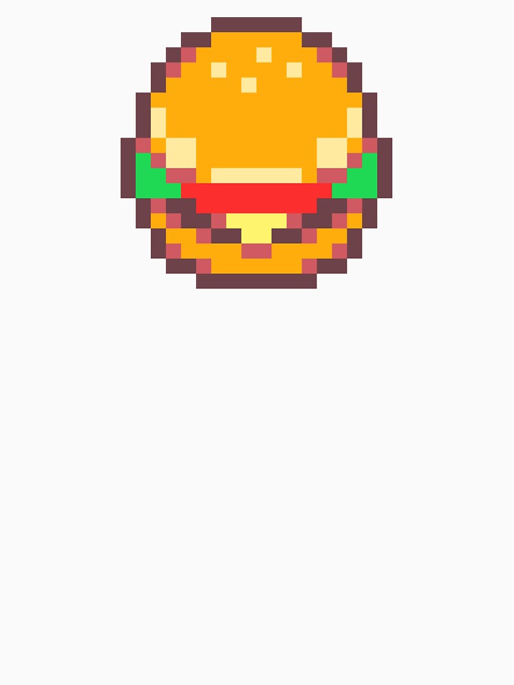 pixel burger by PixelArtiste T-Shirts, Hoodie, Sweatshirt | BlankRebels.com (Image 3)