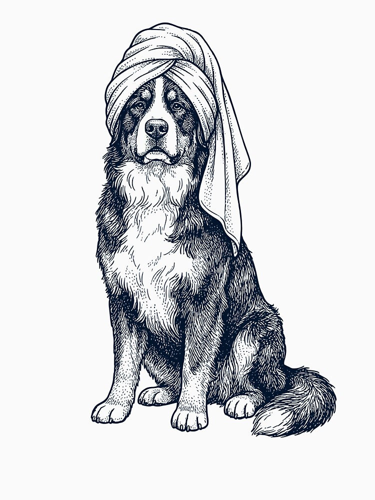 Bernese Mountain Dog Spa Bath Dog Mom Dad by DoodleTortle T-Shirts, Hoodie, Sweatshirt | BlankRebels.com (Image 3)