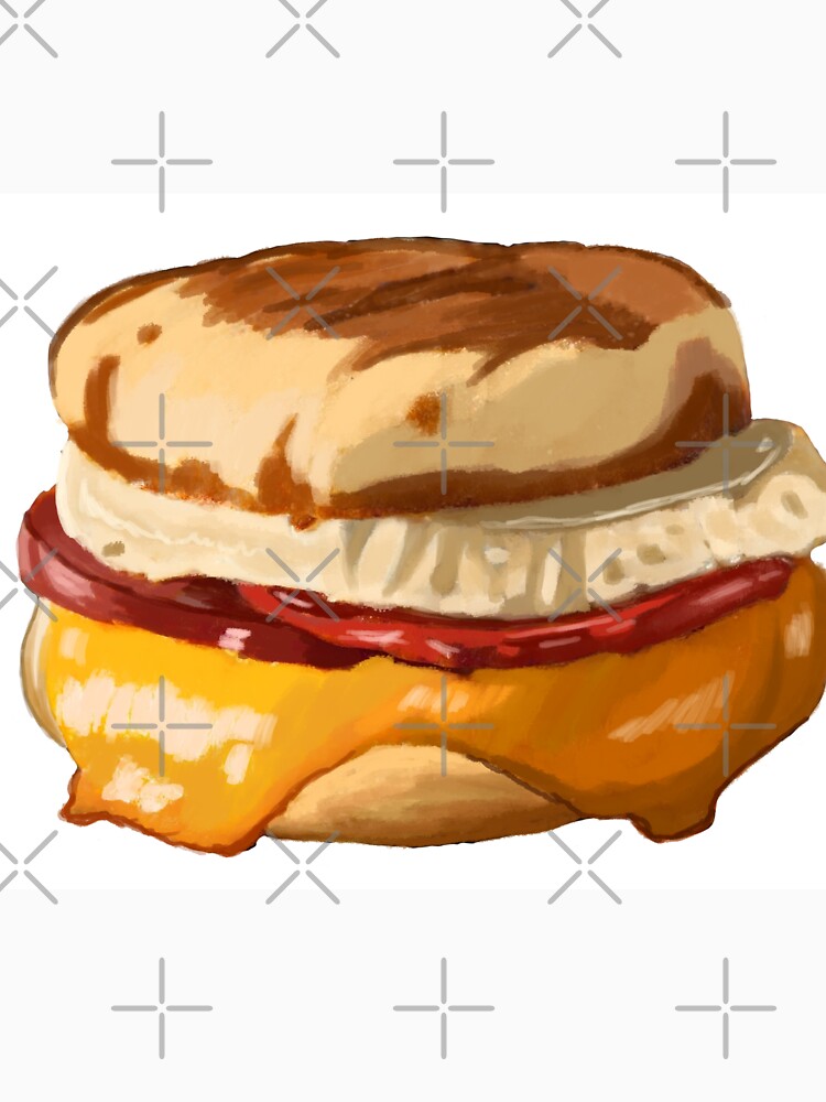Breakfast Muffin - Egg Cheese Tomato Muffin by BunnyBizarre T-Shirts, Hoodie, Sweatshirt | BlankRebels.com (Image 3)