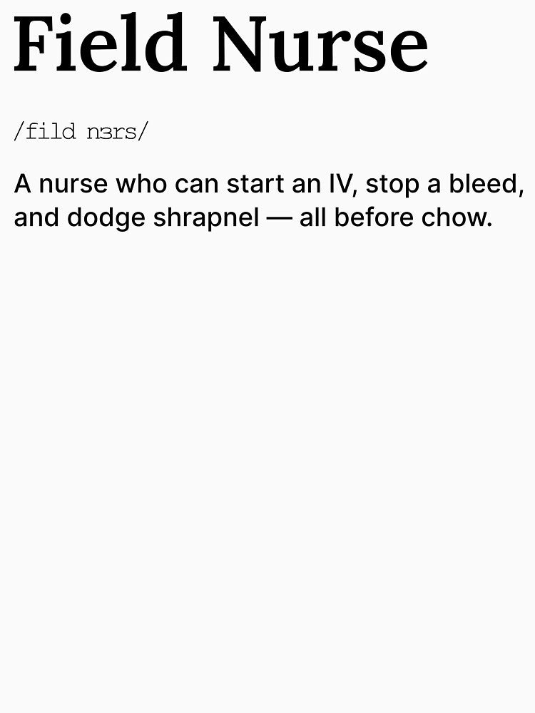 Military Nurse – Field Tested and Fearless by RizVibes T-Shirts, Hoodie, Sweatshirt | BlankRebels.com (Image 3)
