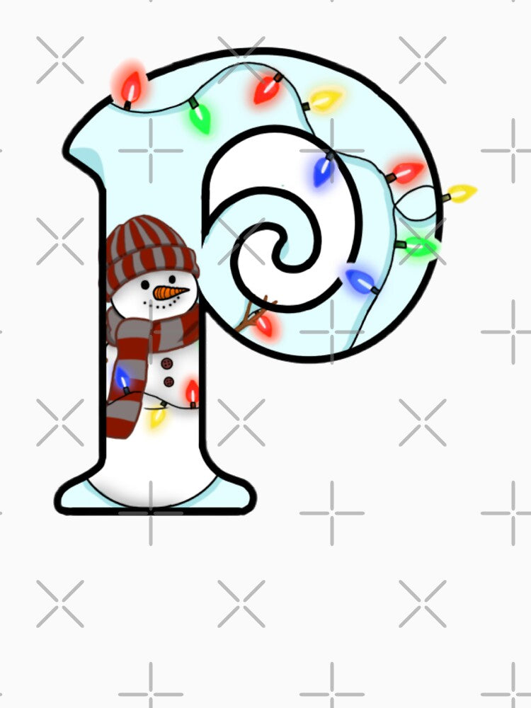 Holiday themed letter P by Artistkhg T-Shirts, Hoodie, Sweatshirt | BlankRebels.com (Image 3)
