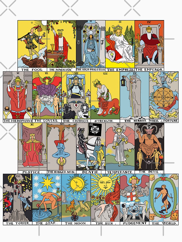 Major Arcana Tarot Cards by RubyGoesBananas T-Shirts, Hoodie, Sweatshirt | BlankRebels.com (Image 3)