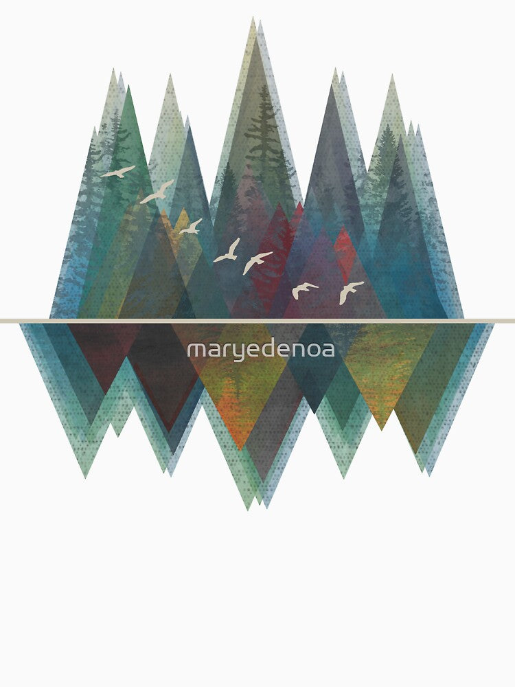 Triangles Nature at Sunset by maryedenoa T-Shirts, Hoodie, Sweatshirt | BlankRebels.com (Image 3)