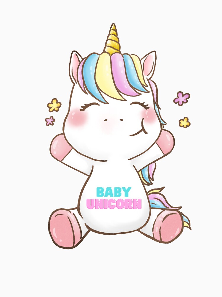 Baby unicorn by akartiwa T-Shirts, Hoodie, Sweatshirt | BlankRebels.com (Image 3)