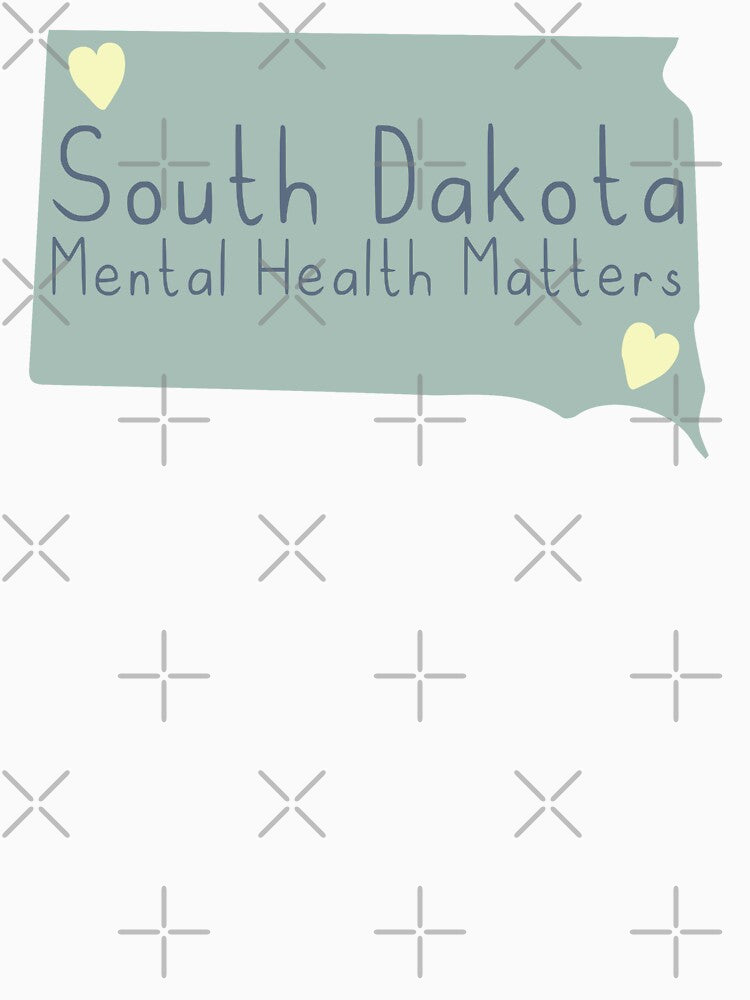 South Dakota Mental health Matters by Nestledlife T-Shirts, Hoodie, Sweatshirt | BlankRebels.com (Image 3)