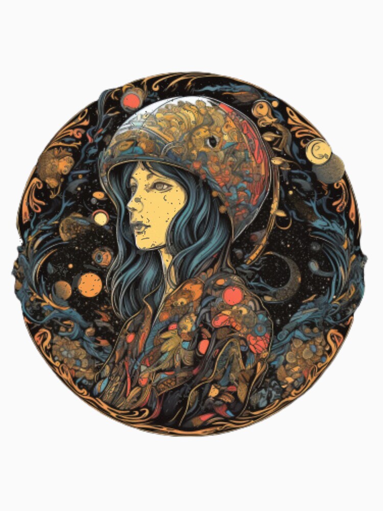 vintage art lady in thoughts by amitranvan T-Shirts, Hoodie, Sweatshirt | BlankRebels.com (Image 3)