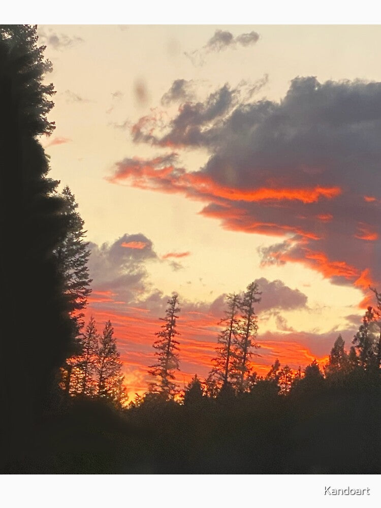 Beautiful Sunset in Mountains by Kandoart T-Shirts, Hoodie, Sweatshirt | BlankRebels.com (Image 3)