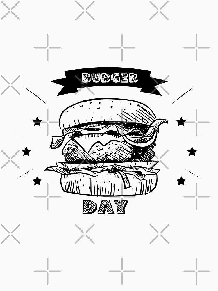 Burger Day by Meddali T-Shirts, Hoodie, Sweatshirt | BlankRebels.com (Image 3)