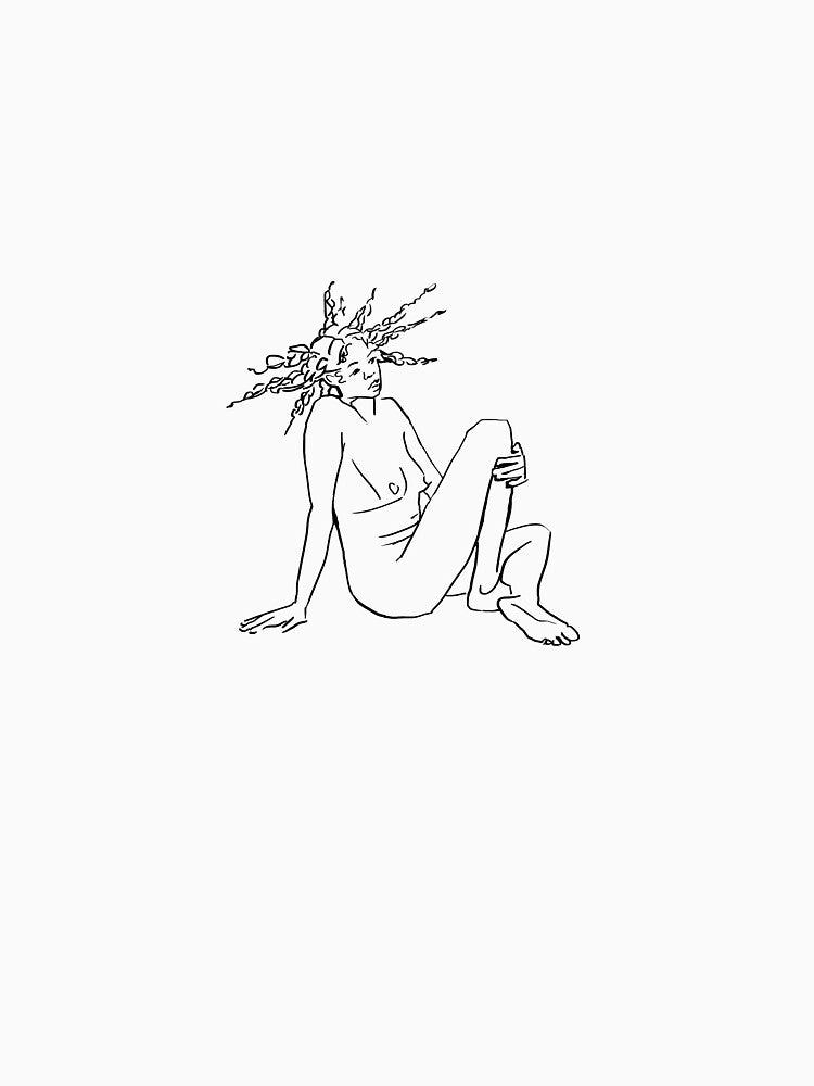 Minimal Line Drawing - BlacLine by BlacLine T-Shirts, Hoodie, Sweatshirt | BlankRebels.com (Image 3)