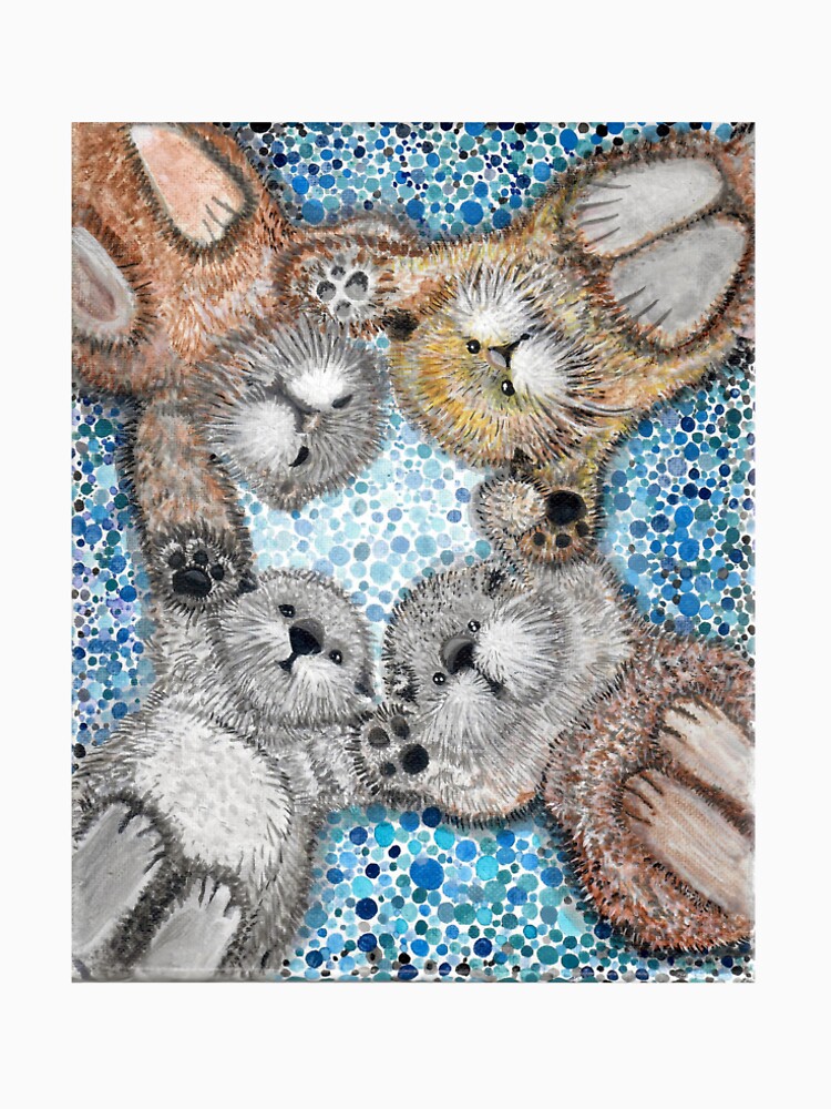 Otter Circle by ArtByBeatriz T-Shirts, Hoodie, Sweatshirt | BlankRebels.com (Image 2)