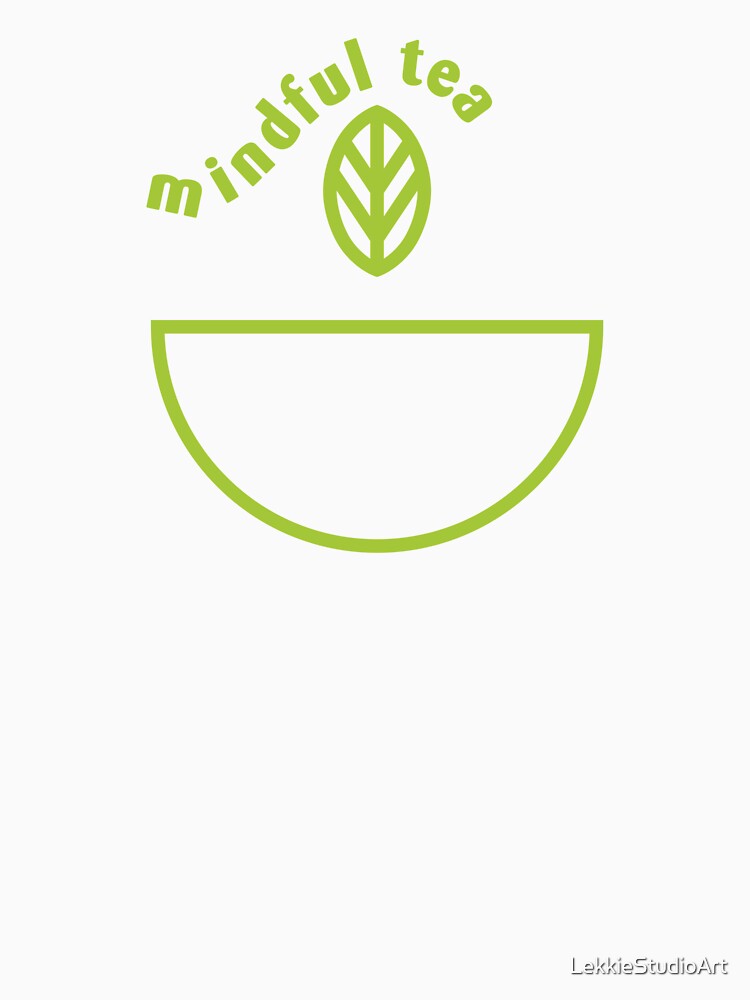Mindful Tea Matcha Green Minimalist Line Art by LekkieStudioArt T-Shirts, Hoodie, Sweatshirt | BlankRebels.com (Image 3)