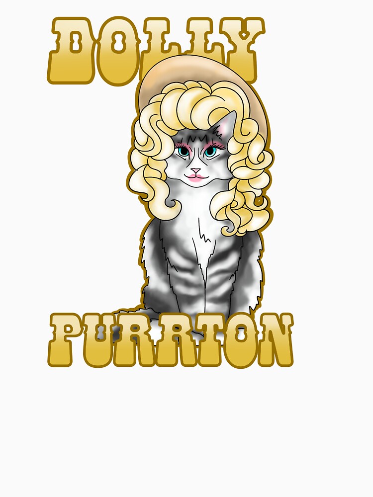 Dolly Purrton by DoAllTheCrafts T-Shirts, Hoodie, Sweatshirt | BlankRebels.com (Image 3)