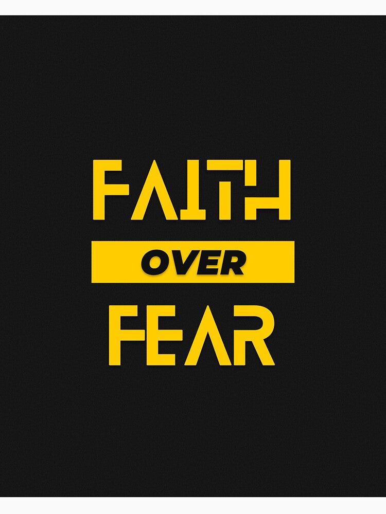 Faith Over Fear - Motivation Quote by Iden-store T-Shirts, Hoodie, Sweatshirt | BlankRebels.com (Image 3)