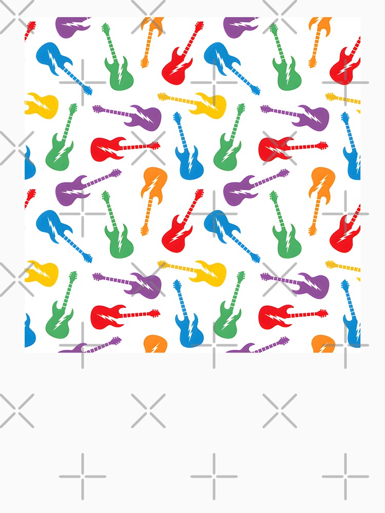 Electric Rainbow Guitar Collection | Rock & Roll Music Art by Imaginarium Depot - ImaginariumDepot.us T-Shirts,... (Image 3)