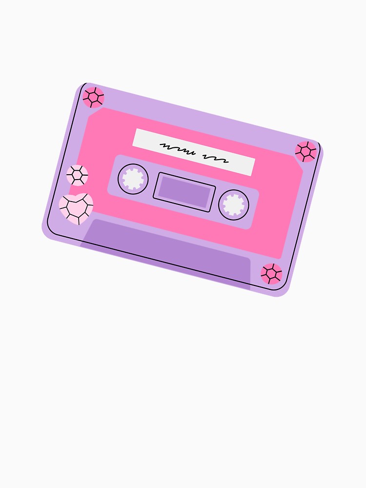 Pink Y2K Cassette Tape by Kusaka.art
