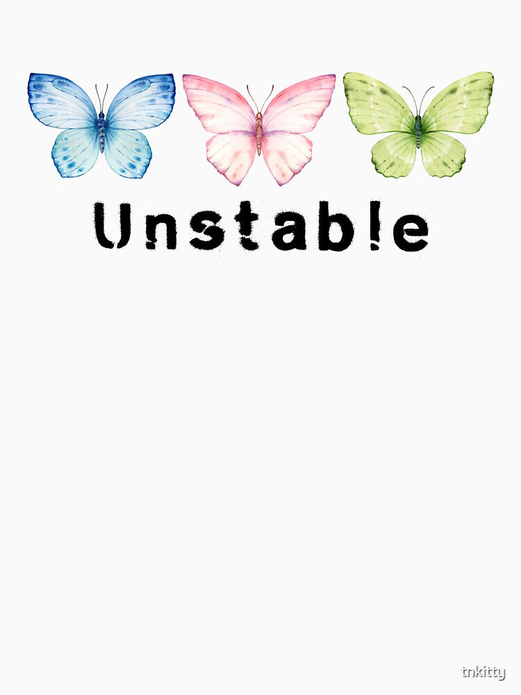 Unstable But Pretty – Y2K Butterfly Aesthetic by Jelly Pop T-Shirts, Hoodie, Sweatshirt | BlankRebels.com (Image 3)