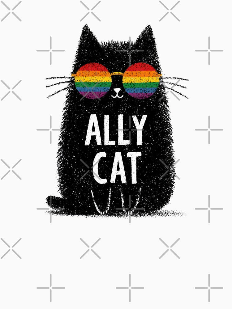 Rainbow ally cat by MendaciousMina