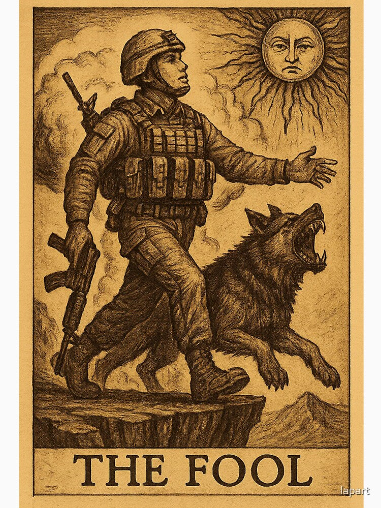 The Fool - Modern Military Tarot Card by lapart T-Shirts, Hoodie, Sweatshirt | BlankRebels.com (Image 2)