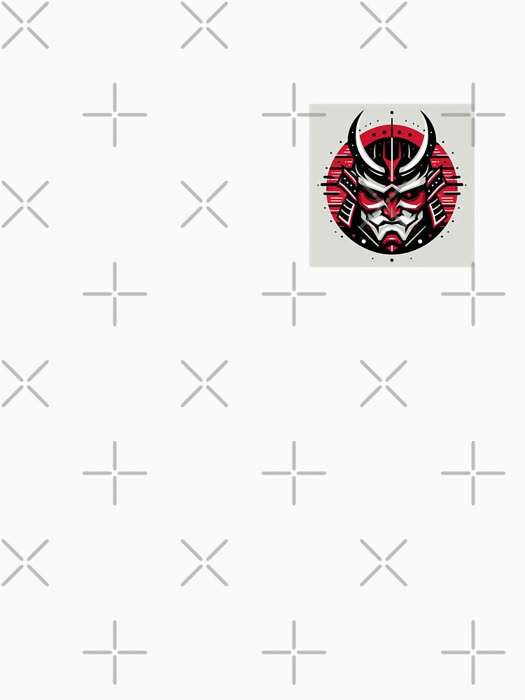 Minimalist samurai mask by Tblurry
