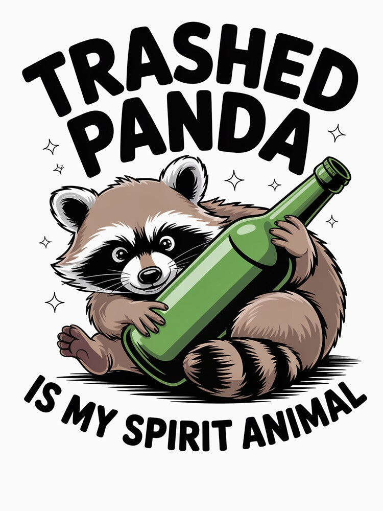 Trashed Panda Spirit Animal Raccoon by MeowtivationP T-Shirts, Hoodie, Sweatshirt | BlankRebels.com (Image 3)