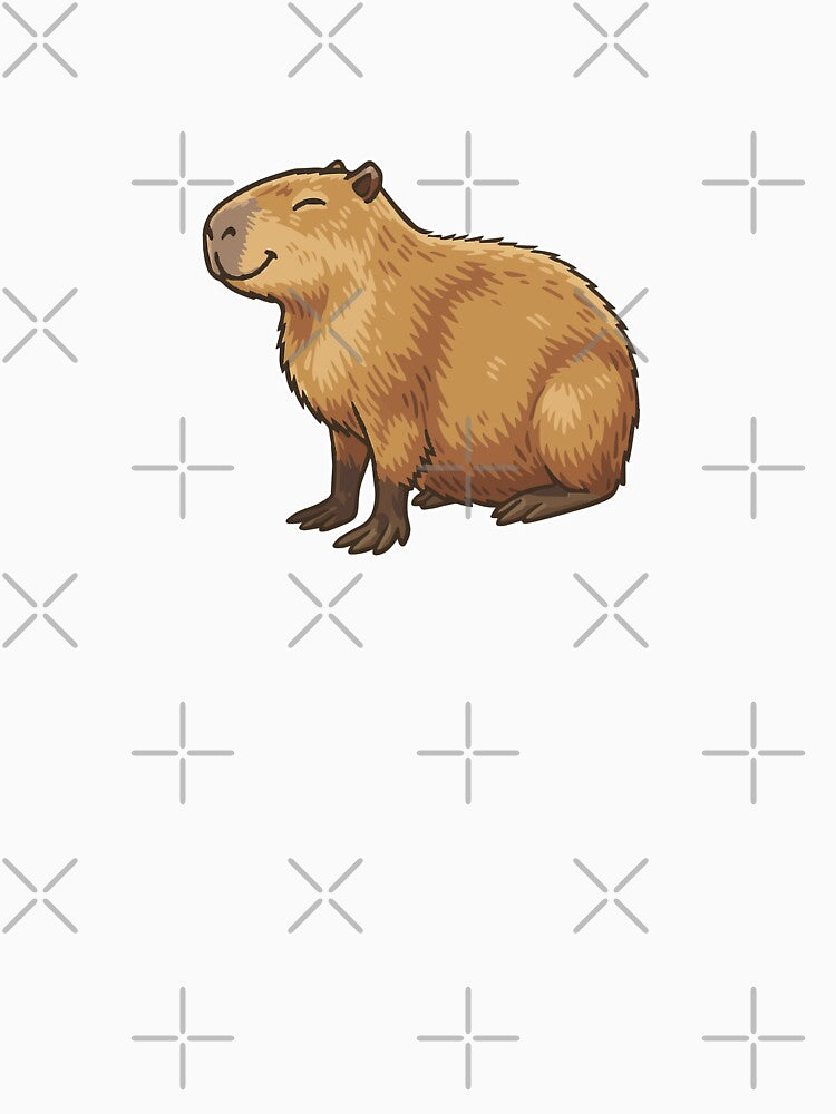 Happy Capybara – Wholesome Only T-Shirts, Hoodie, Sweatshirt