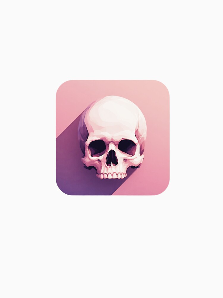 Soft Pastel Skull Icon by RED-MOUSE T-Shirts, Hoodie, Sweatshirt | BlankRebels.com (Image 3)