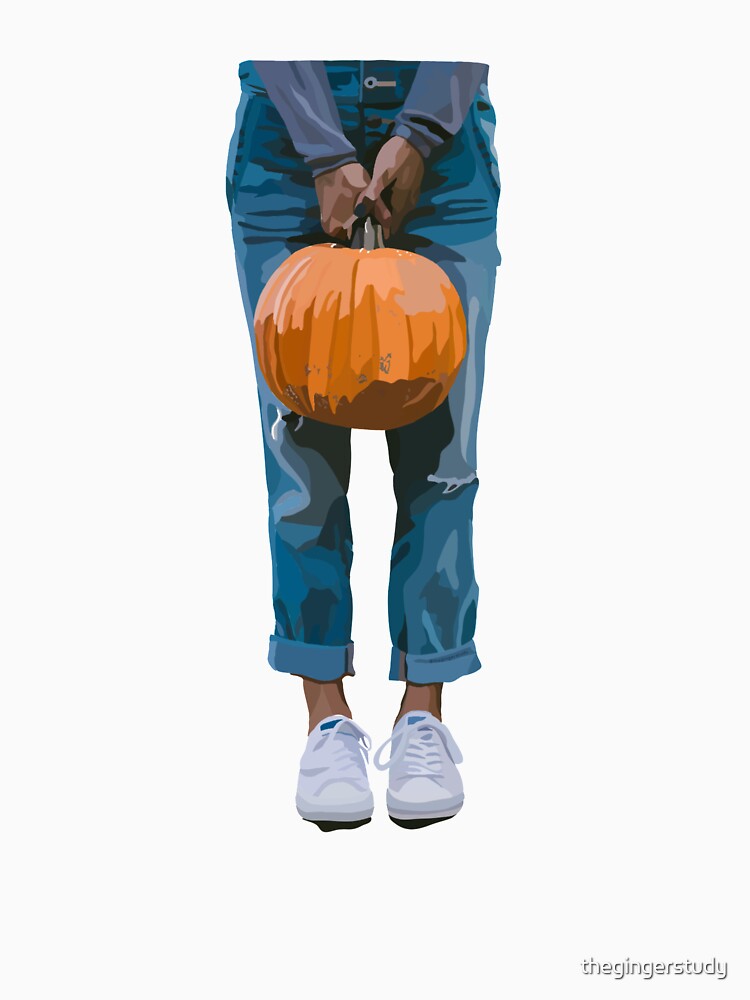 Pumpkin Picking Girl by thegingerstudy