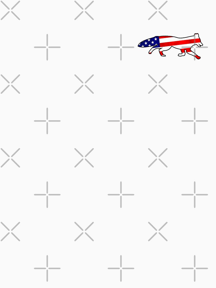 running foxes-american flag by wonderfloral T-Shirts, Hoodie, Sweatshirt | BlankRebels.com (Image 3)