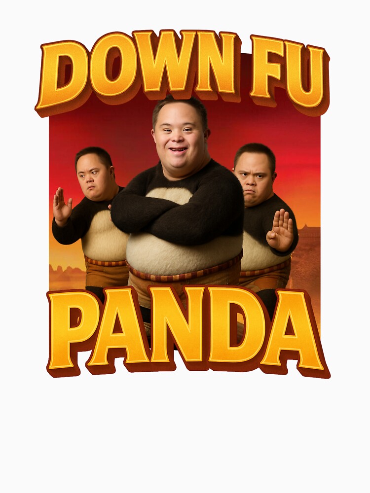 Down Fu Panda by retrogarms T-Shirts, Hoodie, Sweatshirt | BlankRebels.com (Image 3)