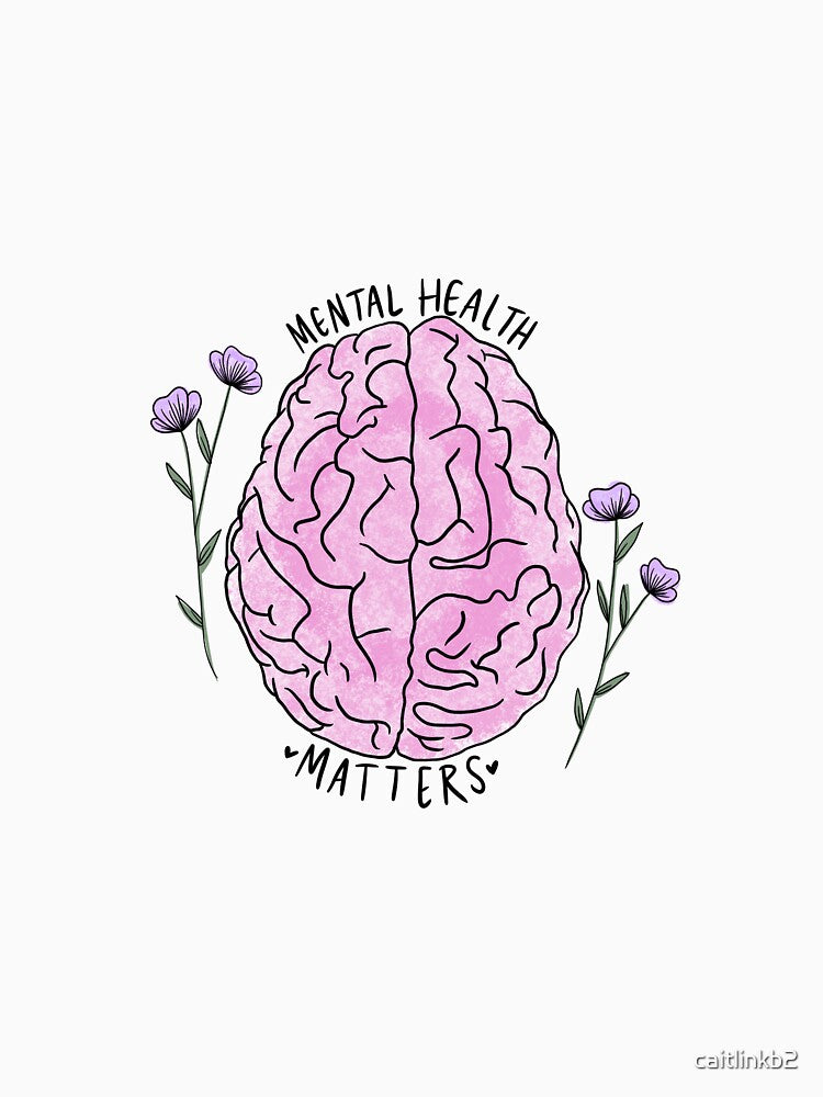 Mental Health Matters by caitlinkb2 T-Shirts, Hoodie, Sweatshirt | BlankRebels.com (Image 3)