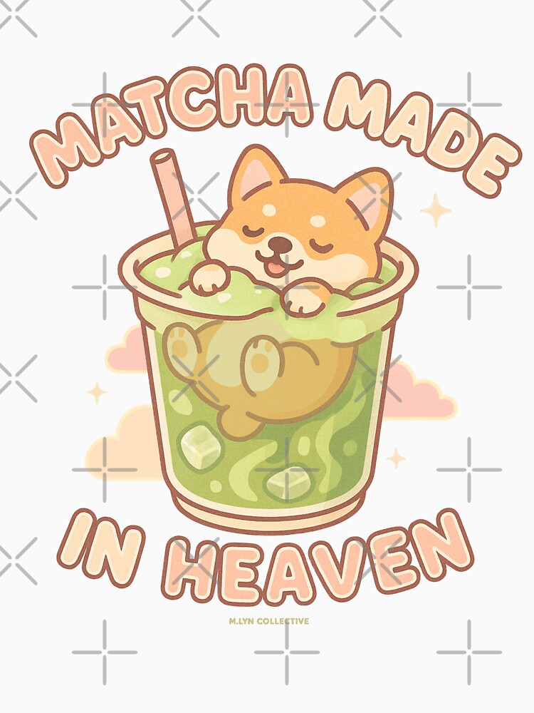 Matcha Made in Heaven – Corgi in Iced Matcha Latte by MLynCollective T-Shirts, Hoodie, Sweatshirt | BlankRebels.com (Image 3)